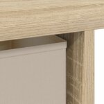 vidaXL Bureau Chêne Sonoma Bois d'ingénierie 100 x 40 x 75 cm