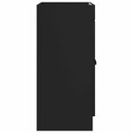 vidaXL Armoire sous évier de salle de bain Noir 78 5 x 37 5 x 81 cm