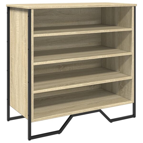 vidaXL Armoire à chaussures chêne sonoma 80x38x78 cm bois d'ingénierie