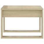 vidaXL Table d'appoint Chêne sonoma 50x50x35 cm Bois d’ingénierie