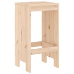 vidaXL Tabourets de bar lot de 2 40x36x75 cm bois massif de pin