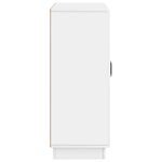 vidaXL Buffet Blanc brillant 66 x 34 5 x 87 cm Bois d'ingénierie