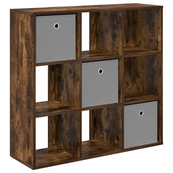 vidaXL Buffet Chêne fumé 88 5 x 29 x 84 5 cm