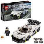 Lego 76900 speed champions koenigsegg jesko jouet voiture de course pour enfants avec mini figurine de pilote en combinaison