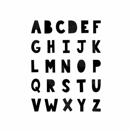 Tampons Transparents Alphabet - 14X18 Cm