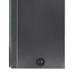 vidaXL Armoire de salle de bain à miroir LED Gris brillant 80x12x68 cm
