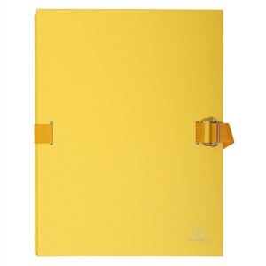 Chemise dos extensible avec rabat papier - 24x32cm - Jaune x 10 EXACOMPTA
