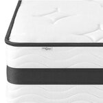 vidaXL Matelas à ressorts bonnell moyen 160x200 cm