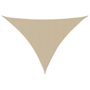vidaXL Voile de parasol Tissu Oxford triangulaire 4x5x6 4 m beige