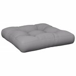 vidaXL Coussins de palette lot de 2 gris tissu