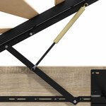 vidaXL Cadre de lit ottoman Chêne Sonoma 193 x 120 x 25 cm