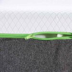 vidaXL Matelas Blanc  Gris 90 x 190 cm Mousse