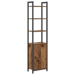 vidaXL Bibliothèque Bois Ancien 40 x 24 x 161 cm Bois d'ingénierie