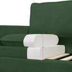 vidaXL Ensemble de Canapés 2 Pièces Vert Jungle Tissu