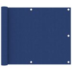 vidaXL Écran de balcon Bleu 75x300 cm Tissu Oxford