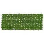 vidaXL Écran de balcon avec feuilles Vert et jaune 200 x 75 cm
