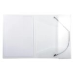 Chemise À Élastiques 3 Rabats Polypropylène Translucide Krea Cover - A4 - Incolore - X 25 - Exacompta