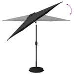 vidaXL Parasol de jardin avec lampes LED 270 x 270 cm Polyester