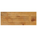 vidaXL Dessus de table 80x20x3 8 cm rectangulaire bois massif manguier