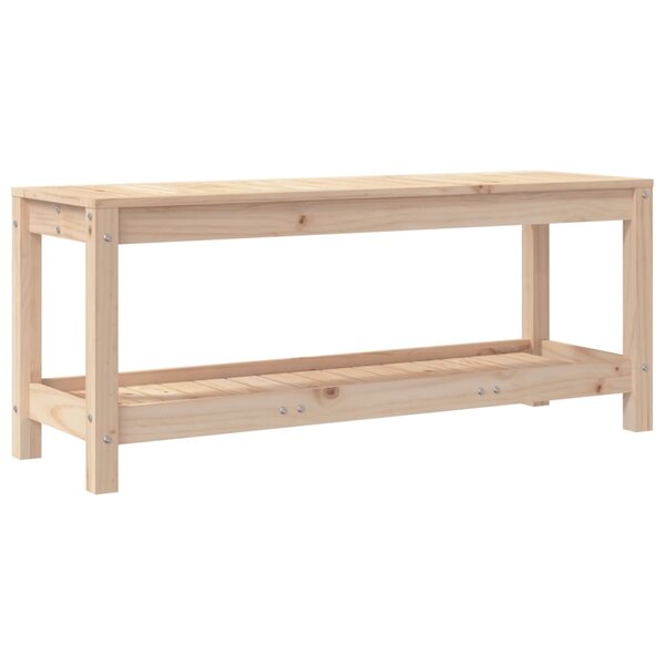 vidaXL Banc de jardin 108x35x45 cm bois massif de pin