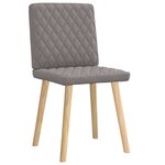 vidaXL Chaises à manger lot de 2 taupe tissu