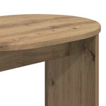 vidaXL Table d'appoint Chêne artisanal 50 x 39 5 x 55 cm