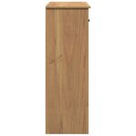 vidaXL Armoire à chaussures Panama 80x40x114 cm bois de pin massif