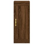vidaXL Armoire murale chêne marron 34 5x34x90 cm bois d'ingénierie