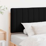 vidaXL Tête de lit capitonnée Marron et Noir 100 cm Pin massif