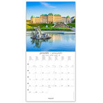 Grand Calendrier Mural 29x29  cm - 2025 - Europe - Draeger