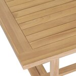 vidaXL Ensemble à manger de jardin 9 Pièces 180-280x100x75 cm Teck massif