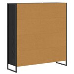 vidaXL Bibliothèque Chêne noir 99 5 x 30 x 108 5 cm Bois d'ingénierie