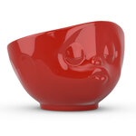 Grand bol rouge bisou en porcelaine tassen 500 ml