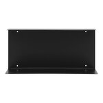 Étagère murale acier noir 40 x 18 x 18 cm