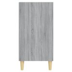 vidaXL Buffet Sonoma gris 57x35x70 cm Aggloméré