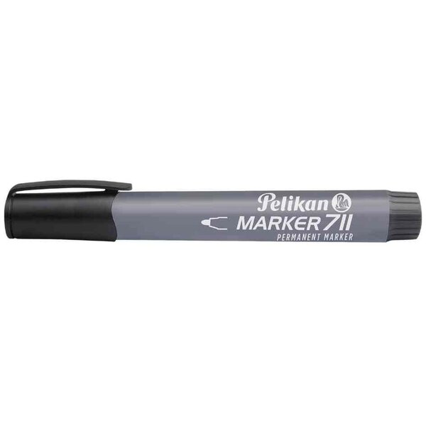 Marqueur permanent 711  pointe ogive  noir PELIKAN