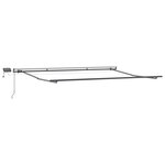 vidaXL Auvent Rétractable Beige 450 ×350 cm tissu