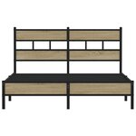 vidaXL Cadre de lit sans matelas chêne sonoma 160x200 cm