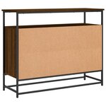 vidaXL Buffet chêne marron 100x35x80 cm bois d'ingénierie