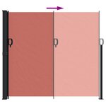 vidaXL Auvent latéral rétractable terre cuite 180x600 cm