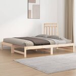 vidaXL Lit coulissant sans matelas 2x(90x190) cm