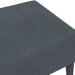 vidaXL Repose-pied gris foncé 77x55x31 cm velours