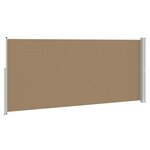 vidaXL Store latéral rétractable Taupe 300 x 180 cm Polyester