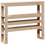vidaXL Cadre de lit et tête de lit 100x200 cm bois de pin massif