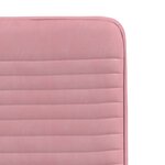 vidaXL Chaises à manger lot de 2 Rose Velours
