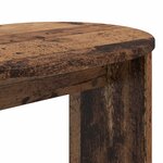 vidaXL Table d'appoint Bois ancien 50 x 39 5 x 55 cm Bois d'ingénierie