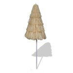 vidaXL Parasol de plage inclinable style Hawaii