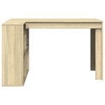 vidaXL Bureau chêne sonoma 123 5x73 5x75 cm bois d'ingénierie
