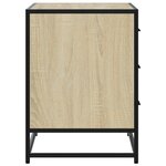 vidaXL Commode chêne sonoma 70x41x56 cm bois d'ingénierie