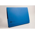 Chemises poche en carte lustrée - A3 Bleu EXACOMPTA